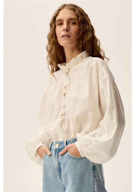 DES PETIT HAUTS - Blouse Satine Ecru Des Petits Hauts |  | 1E250486ECRU